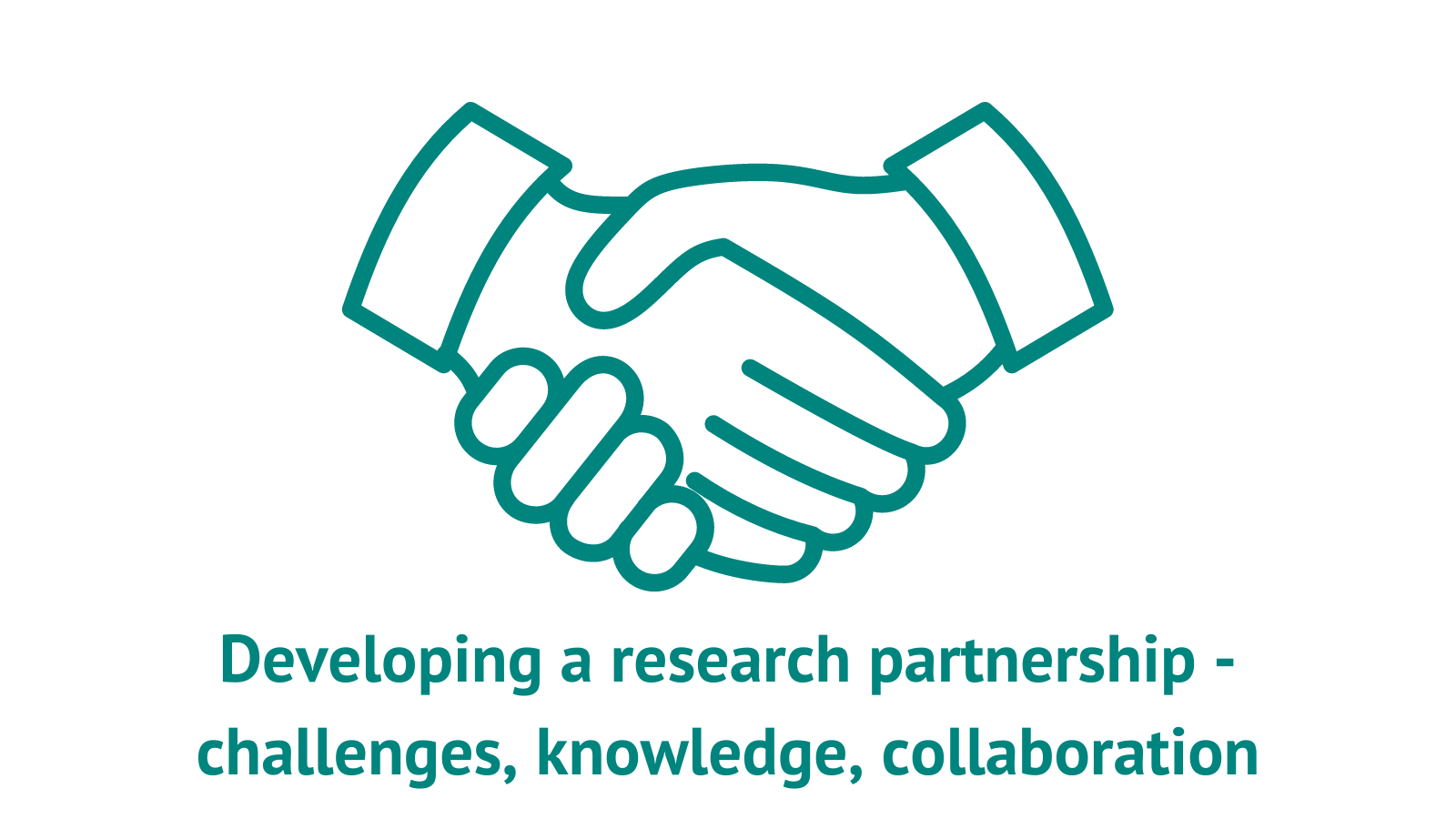 A Chance To Develop A Research Partnership - Shaping Our Lives